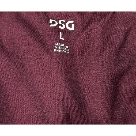 DSG  Athletic Men Shorts Size L Polyester Lightweight Breathable Design Side Poc - Picture 5 of 7